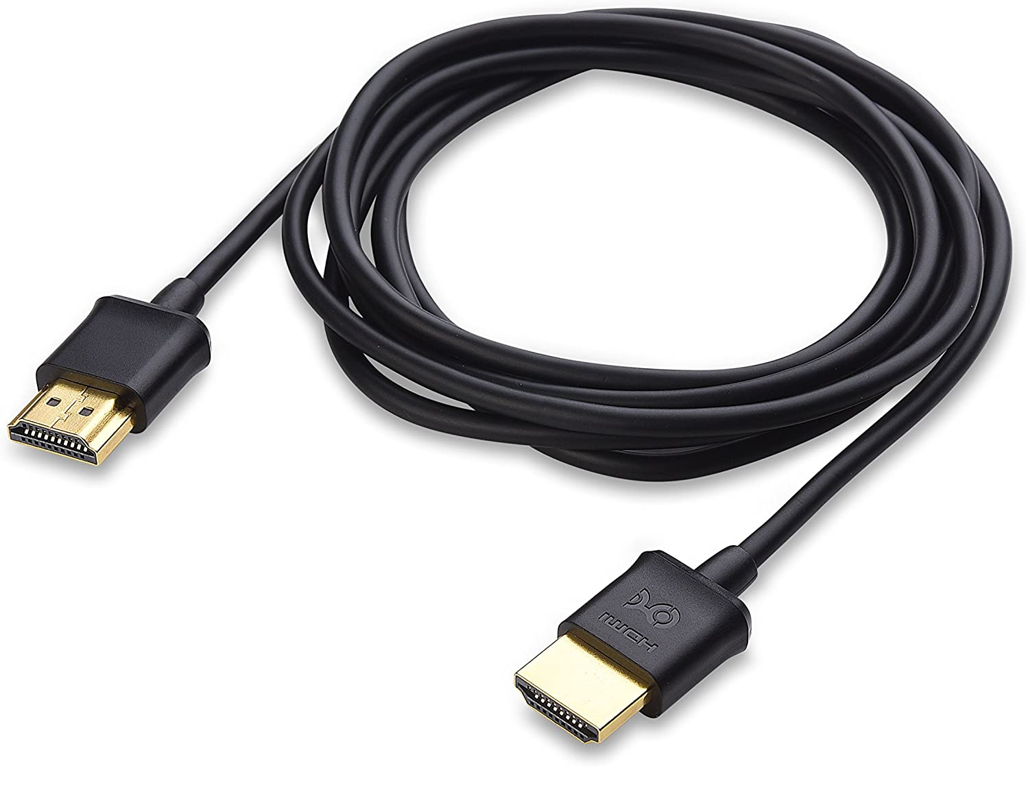 Cable Matters 2Pack Ultra Thin HDMI Cable 6 ft (Ultra Slim HDMI Cable